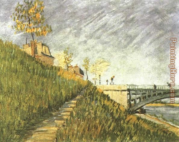 Vincent van Gogh Berges de la Seine pr_s du pont de Clichy 1887